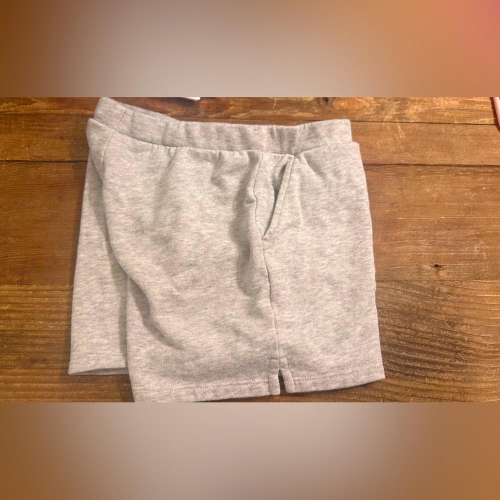 Used Lands End S 7/8 Girls Shorts Missing Drawstring Overall Good Condition
